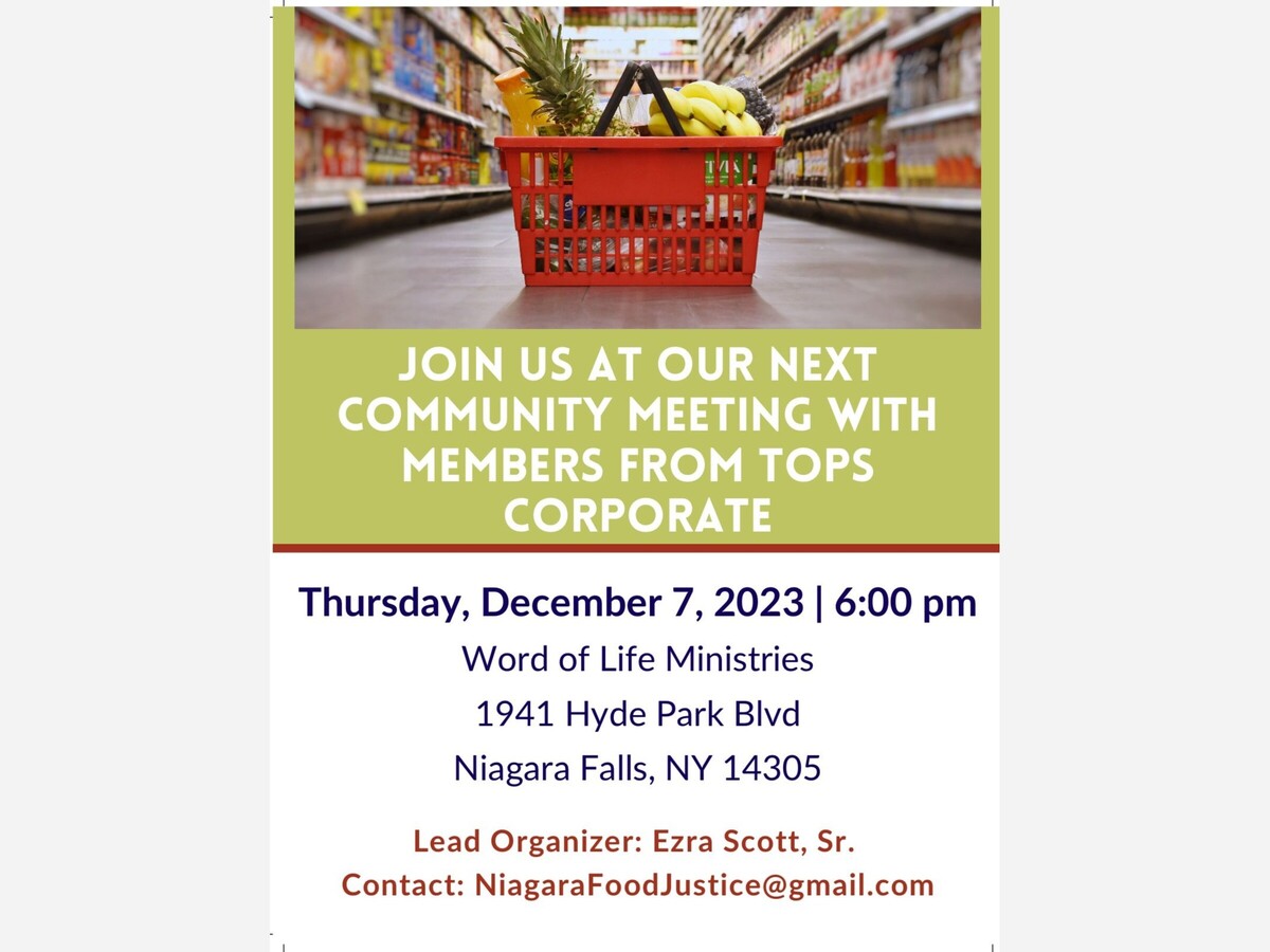 Tops meeting tonight Niagara Express