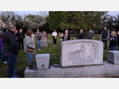 Haunted cemetery comes to life