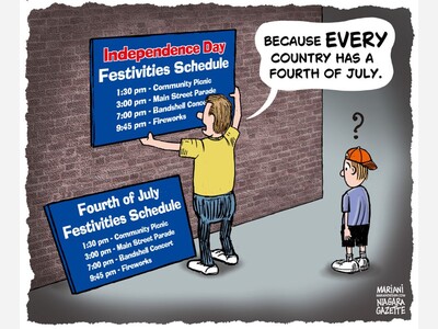 Mariani hits us on Independence Day