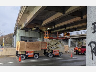 Work continues on bridge