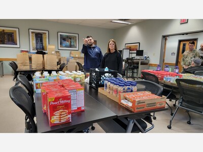 Gospel Mission donates to air base families