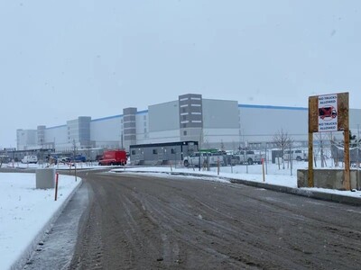 Amazon facility nears completion