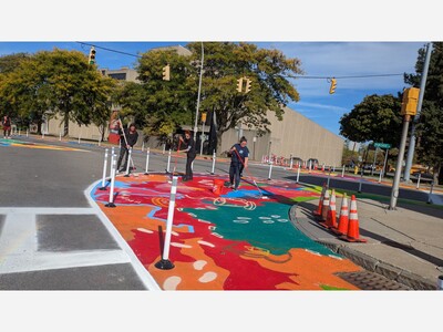 Bloomberg celebrates Falls project