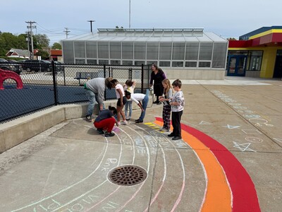 Painting rainbows and making a difference