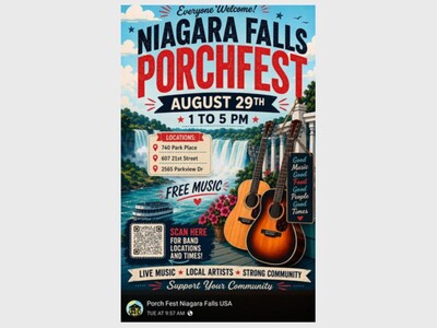 Porchfest next weekend