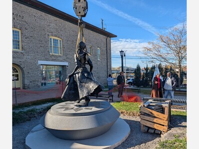 Harriet Tubman statue arrives