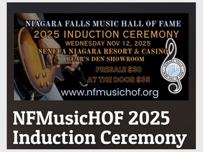 Niagara Falls Music HOF induction Ceremony