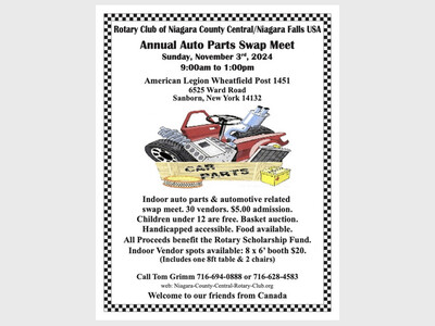 Annual Auto Parts Swap Meet